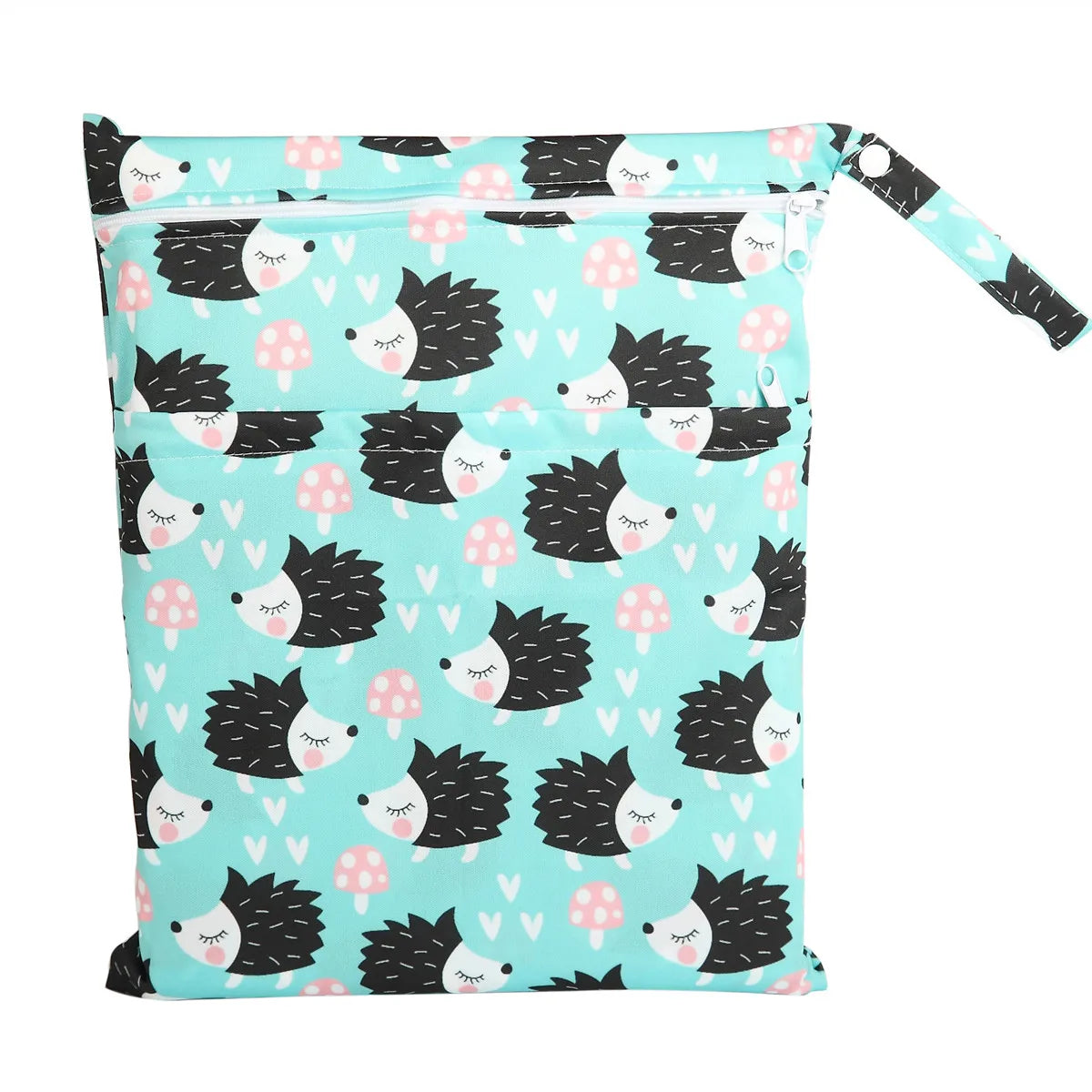 [Sigzagor]1 Wet Dry Bag Diaper Bag Nappy Bag Insert Two Zippered Baby Waterproof Reusable Skull Jack Skeleton 100 Designs