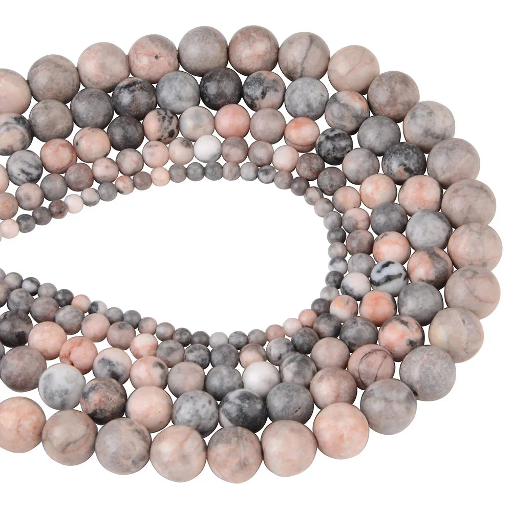 4 6 8 10 12mm Natural Stone Beads Lava Amazonite Agates Amethysts Turuoqises Round Loose Beads For DIY Making Bracelets Jewelry