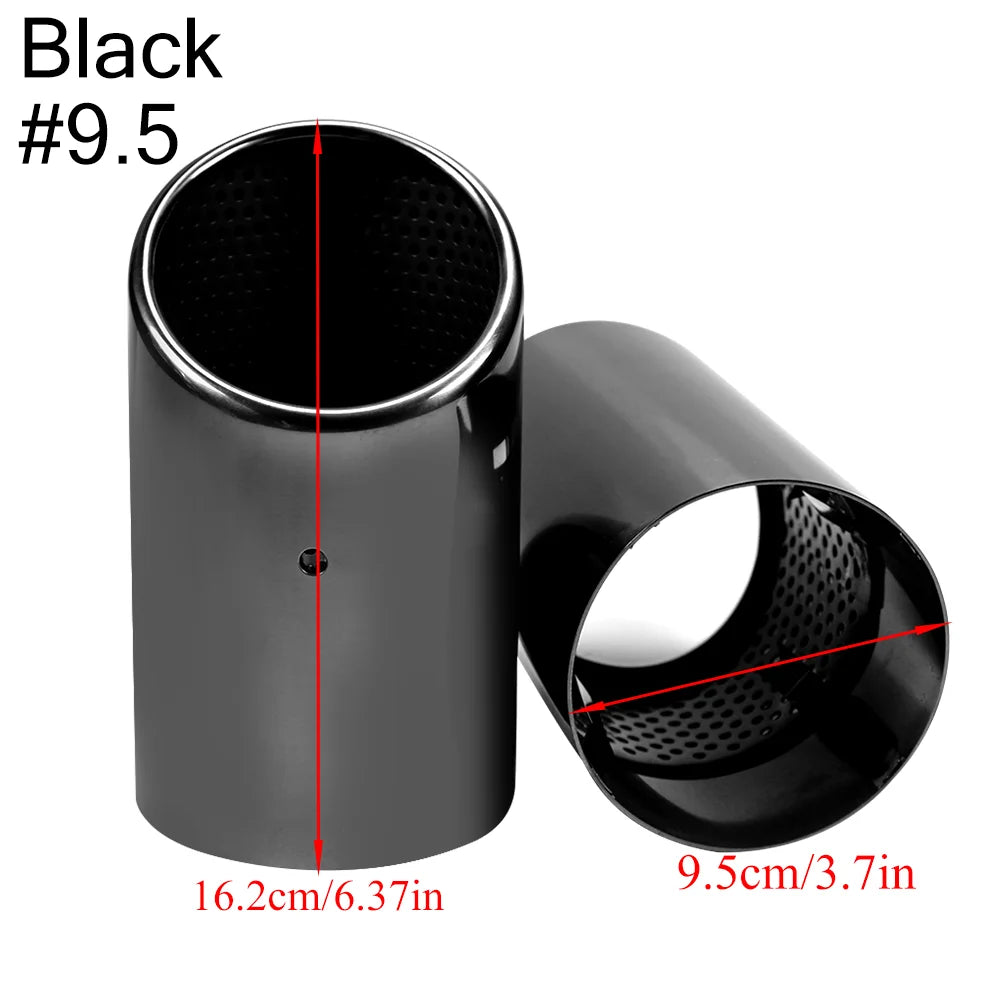 2 pezzi/set di coperture per tubi di scarico in acciaio inossidabile cromato per Audi A1 A3 A4 TT 2009-2015/VW Volkswagen PASSAT