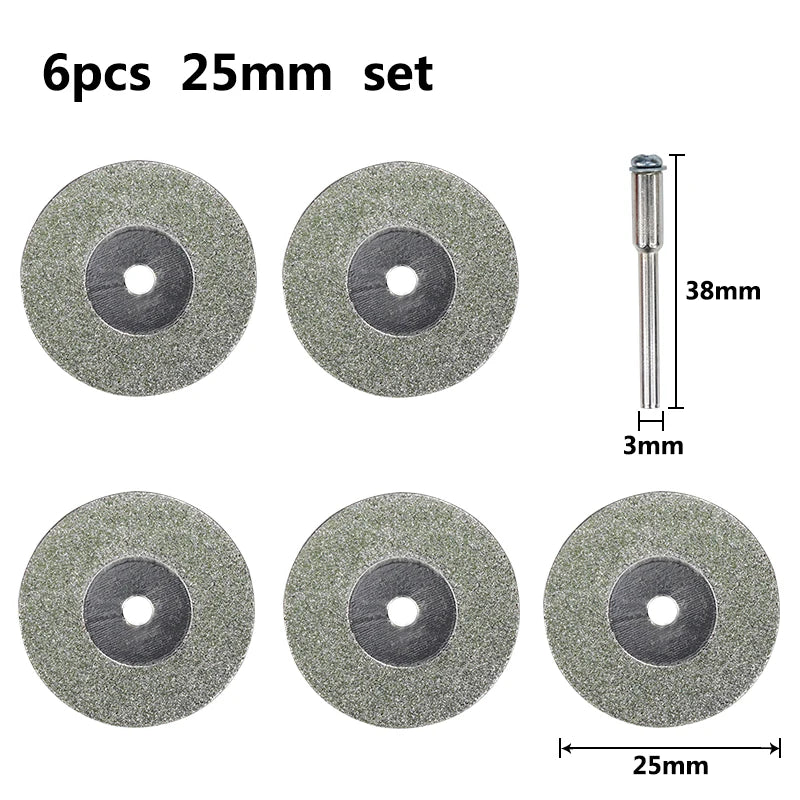 XCAN Mini Cutting Disc for Rotary Accessories Diamond Grinding Wheel Rotary Tool Circular Saw Blade Abrasive Diamond Disc