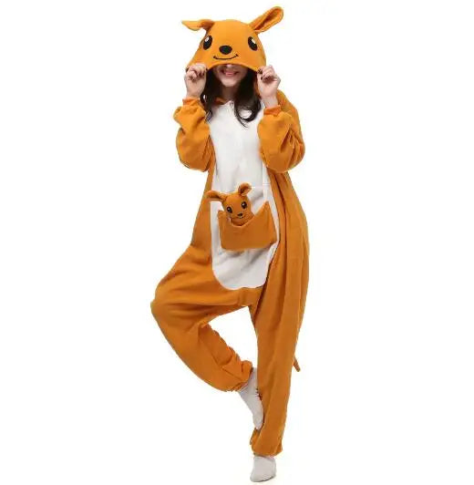 Blue Stitch Kigurumi Animal Adults Cat Bear Shark Onesies Pajama Raccoon  Costumes Dragon Jumpsuit Christmas