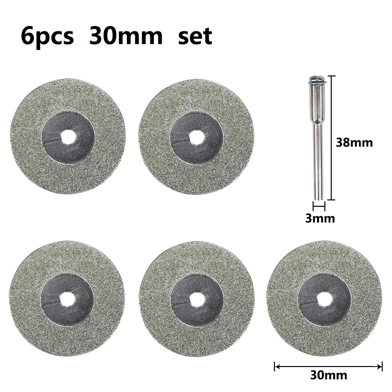 XCAN Mini Cutting Disc for Rotary Accessories Diamond Grinding Wheel Rotary Tool Circular Saw Blade Abrasive Diamond Disc