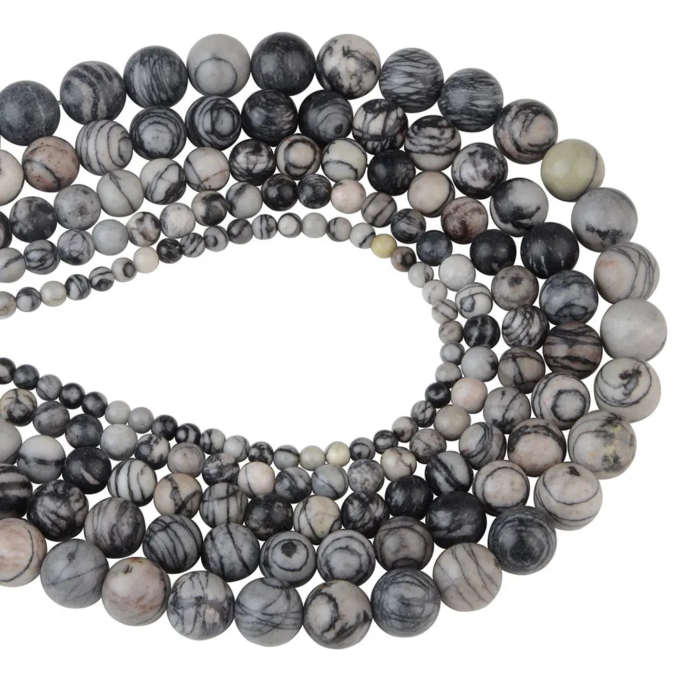 4 6 8 10 12mm Natural Stone Beads Lava Amazonite Agates Amethysts Turuoqises Round Loose Beads For DIY Making Bracelets Jewelry