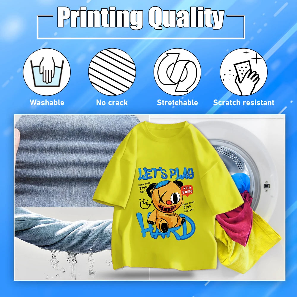 Free Shipping Inkjet Heat Imprimante Transfer T Shirt Fabric Impressora DTF A3 L1800 1390 Pet Film Printer Impresora DTF Printer