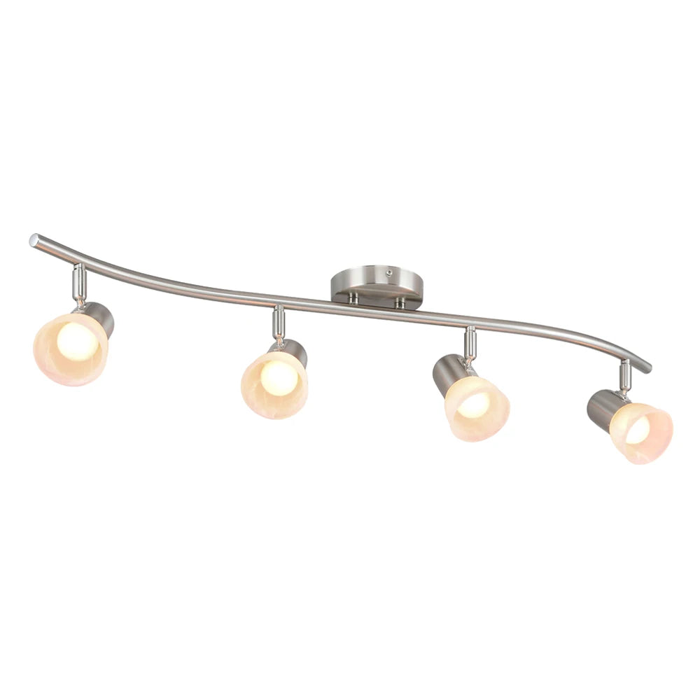 US Free Shipping Modern Commercial Adjustable Black Gu10 Led Spot Light Track Lighting Fixture for Shopping Mall Villa Apartment