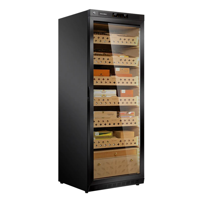 Ready to Ship Raching MON2800A Electric Cigar Humidor With Ammonia Removal Function Cigar Cabinet Accessories