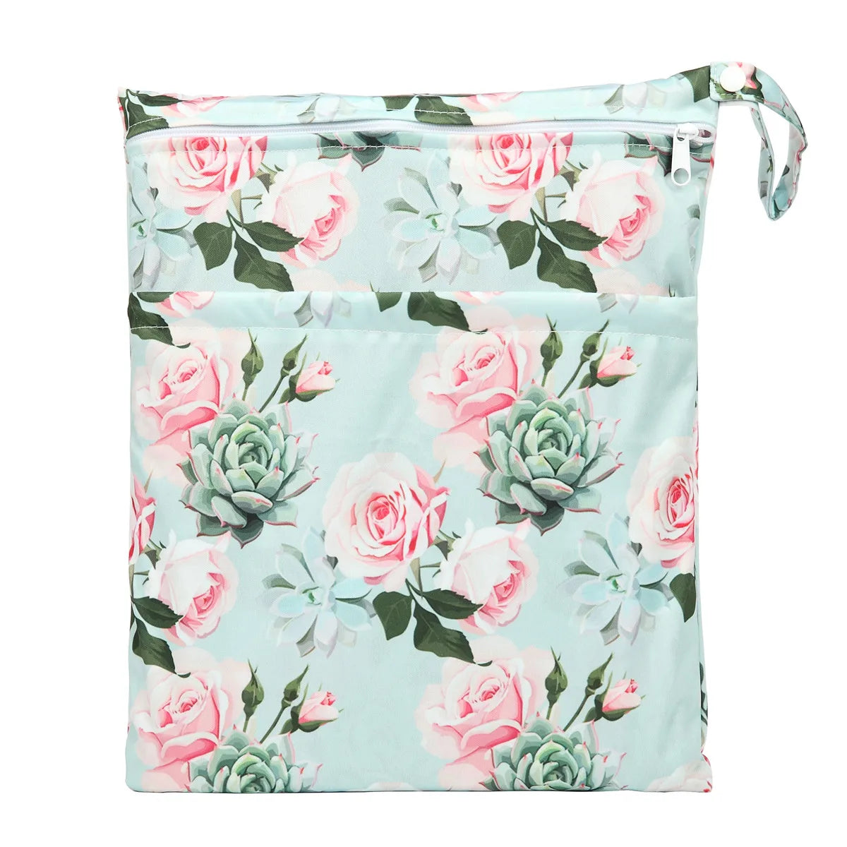 [Sigzagor]1 Wet Dry Bag Diaper Bag Nappy Bag Insert Two Zippered Baby Waterproof Reusable Skull Jack Skeleton 100 Designs