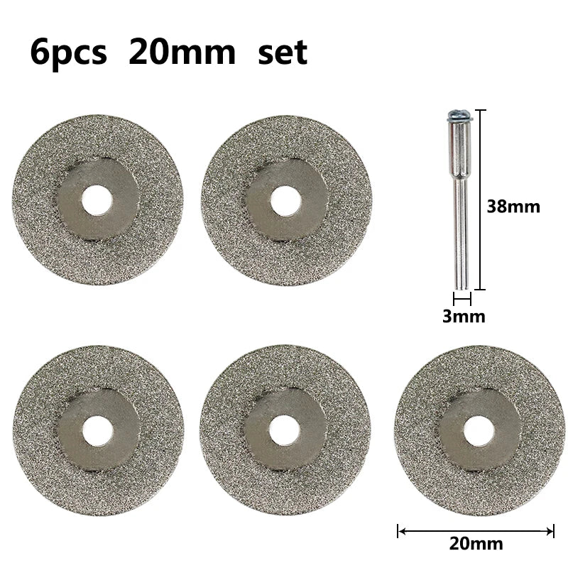 XCAN Mini Cutting Disc for Rotary Accessories Diamond Grinding Wheel Rotary Tool Circular Saw Blade Abrasive Diamond Disc