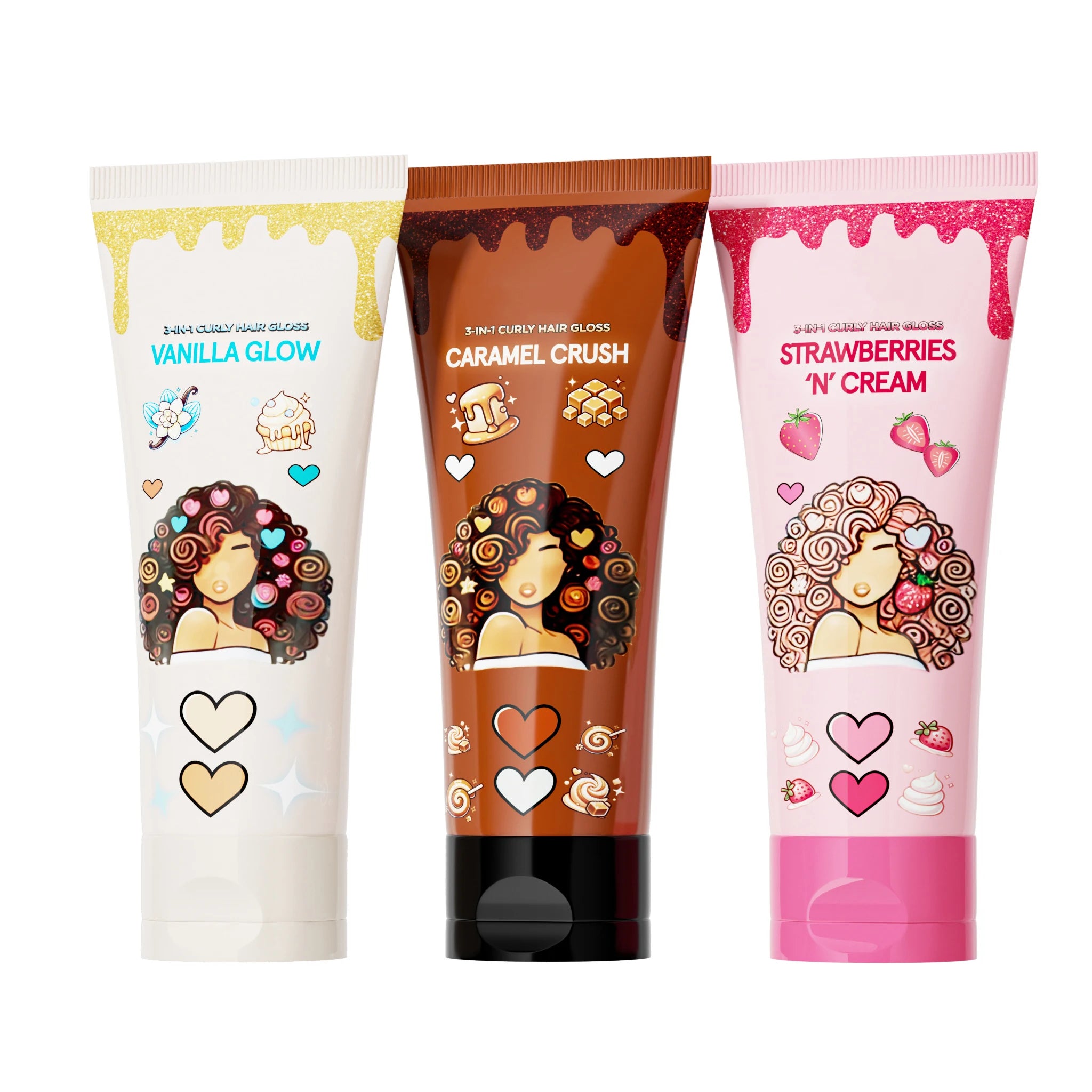 Free Shipping 3 in 1 Curl and Shine Cream Salon Curl Enhancer Lightweight Styling Moisturizer Natural Hydrating Hair