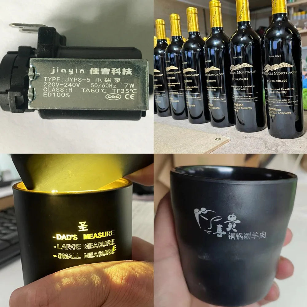 Portable US EU Stock Free Shipping 5W Water Cooling Photo Jewelry UV Laser Marking Engraving Machine JPT Factory Low Price Print