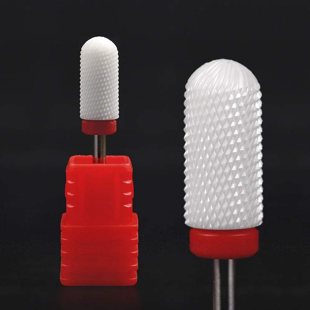 KADS Ceramic Carbide Nail Drill Bit 3/32" Electric Ceramic Cutter Nail File Manicure Pedicure Machine Tool Milling Cutters