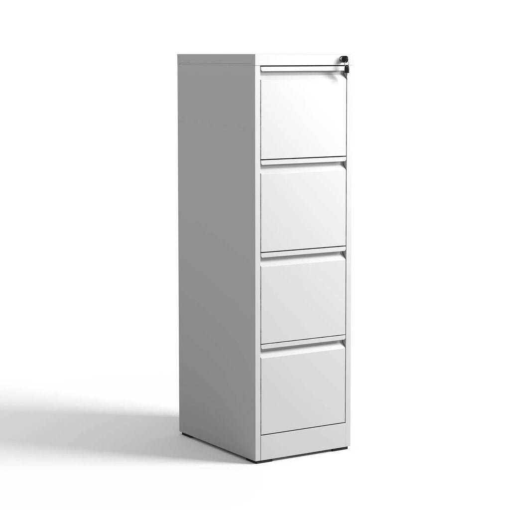 4-Drawer Metal Vertical File Cabinet Free Shipping Modern A4 Legal/Letter Size Lockable Movable for Office Home Hotels Schools