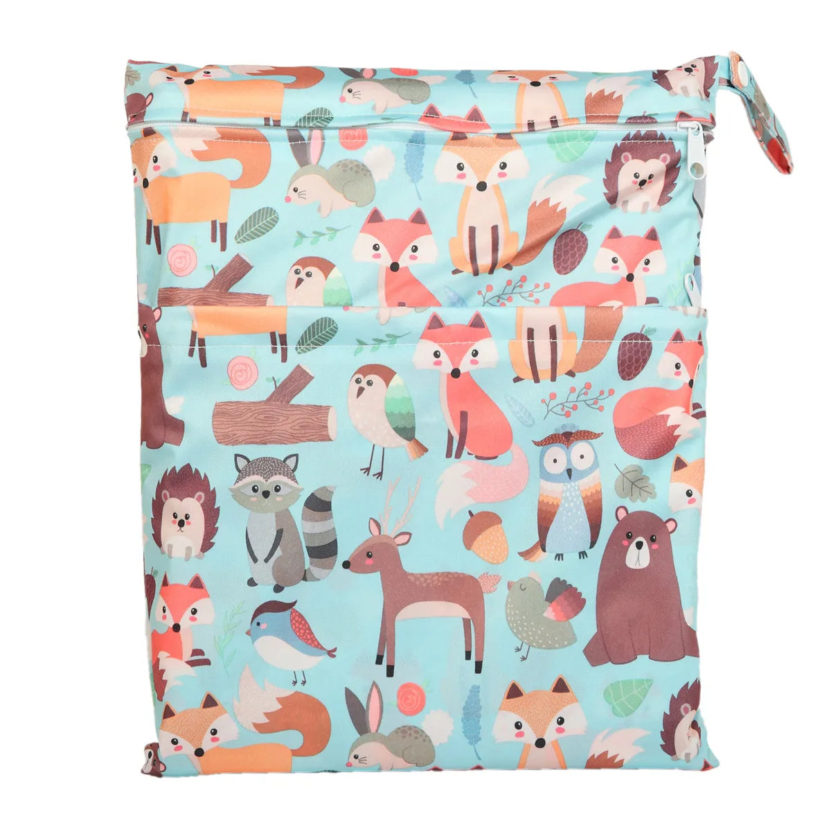 [Sigzagor]1 Wet Dry Bag Diaper Bag Nappy Bag Insert Two Zippered Baby Waterproof Reusable Skull Jack Skeleton 100 Designs