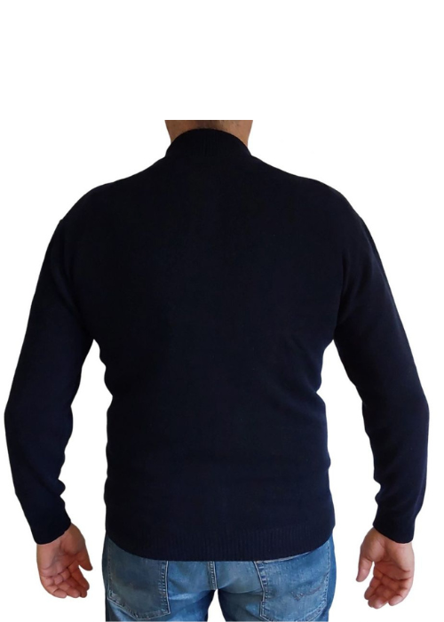 Maglia Uomo Zip Cashmere Rigenerato