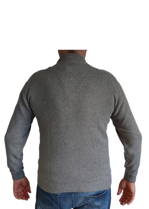 Maglia Uomo Zip Cashmere Rigenerato