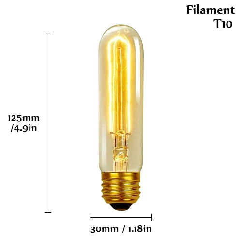 Edison bulb lampada retro lamp incandescent ampoule vintage E27 40w 220V For Decor Filament Bulb E27 Pendant Lights Antique Bulb