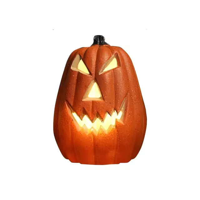 Halloween LED Pumpkin Lantern Flashing Ghost Festival Park Indoor Garden Decoration Pumpkin Lantern Scene Layout Home Decoration