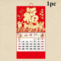 2026 Calendar 37x68cm-New Year Wall Calendar,Auspicious Design,12-Month Planner with Lunar Dates,New Year Gift,New Year Decor