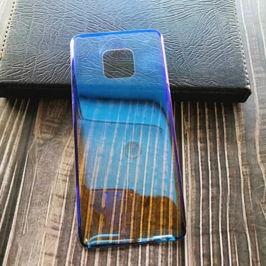 Glass Back Cover For Huawei Mate 20 Pro Battery Door Panel Rear Housing Case With Camera Lens Replacement+Adhesive Sticker