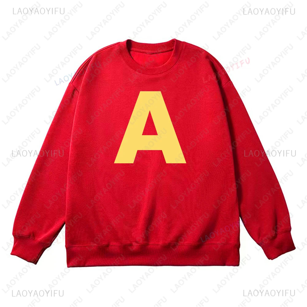 Funny Alvin and The Chipmunks: The Squeakquel's Printed Hoodie Woman Man Drop Shoulder Sweatshirt Available Best Friend Pullover