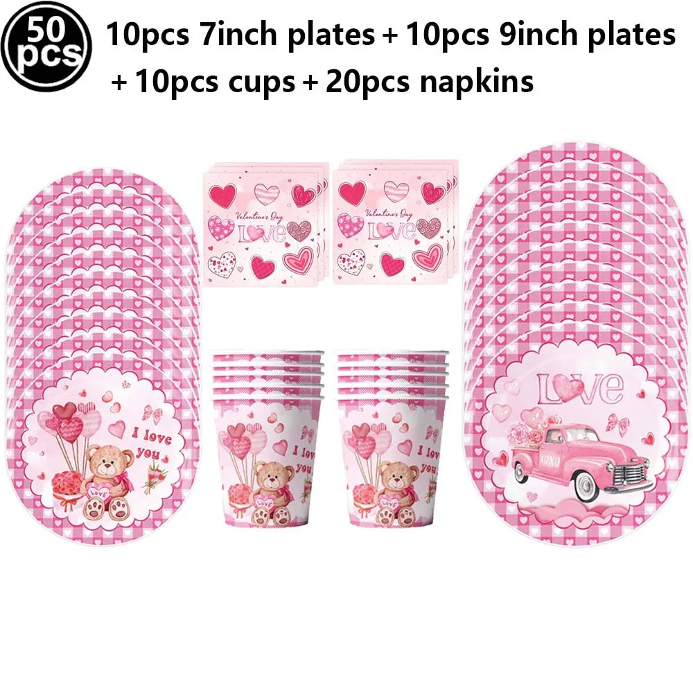 Valentine's Day Red Silver Love Sequin For Girls Couple Confession Gifts  Wedding Festival  Table Confetti Decoration Supplies