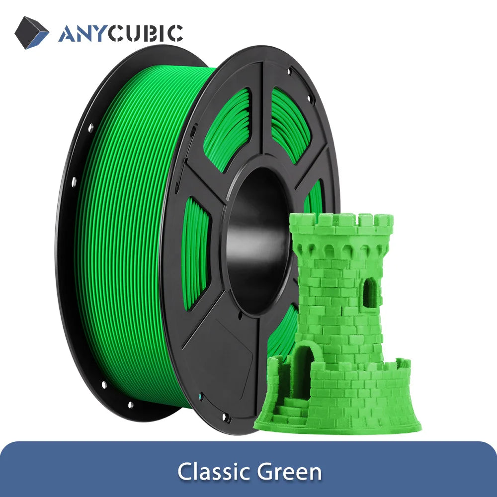 ANYCUBIC 3D Printer Multicolor Filament PLA 1.75mm 1kg/Roll Plastic Rubber Consumables Material For FDM 3D Printer Kobra 2 Pro