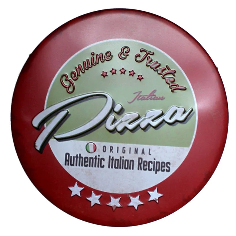 BBQ Zone Retro Plaque Metal Tin Signs Cafe Bar Pub Signboard Wall Decor Vintage Nostalgia Round Plates Christmas Gift 30CM R006