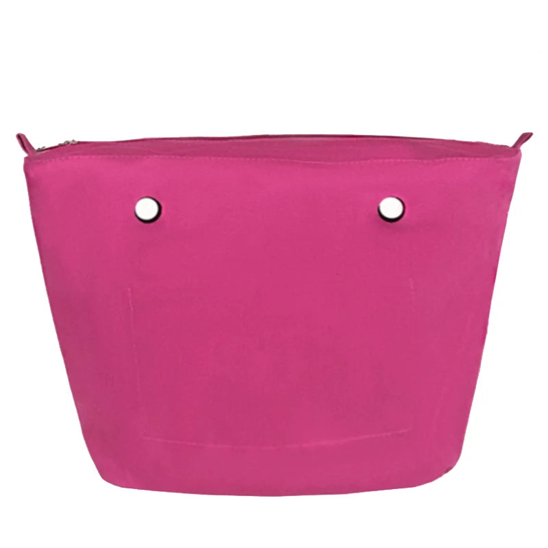 New Classic Size Solid waterproof Insert Inner Lining Insert Zipper Pocket for Obag O Bag handbag Silicone package accessories