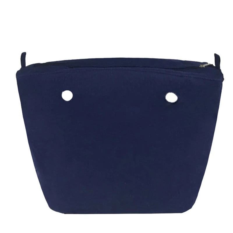 New Classic Size Solid waterproof Insert Inner Lining Insert Zipper Pocket for Obag O Bag handbag Silicone package accessories