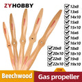ZYHOBBY CW Wooden Propeller For Gasoline RC Airplane 16x6 16x8 16x10 18x8 18x10 19x8 19x10 20x8 20x10 21x10 22x8 22x10
