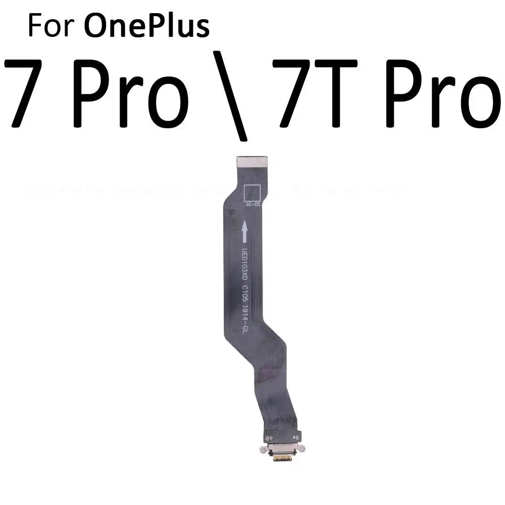 For OnePlus 3 3T 5 5T 6 6T 7 7T 8T 9 9R 8 Pro 9RT Type C USB Charging Port Dock Connector Flex Cable Replacement Assembly Parts