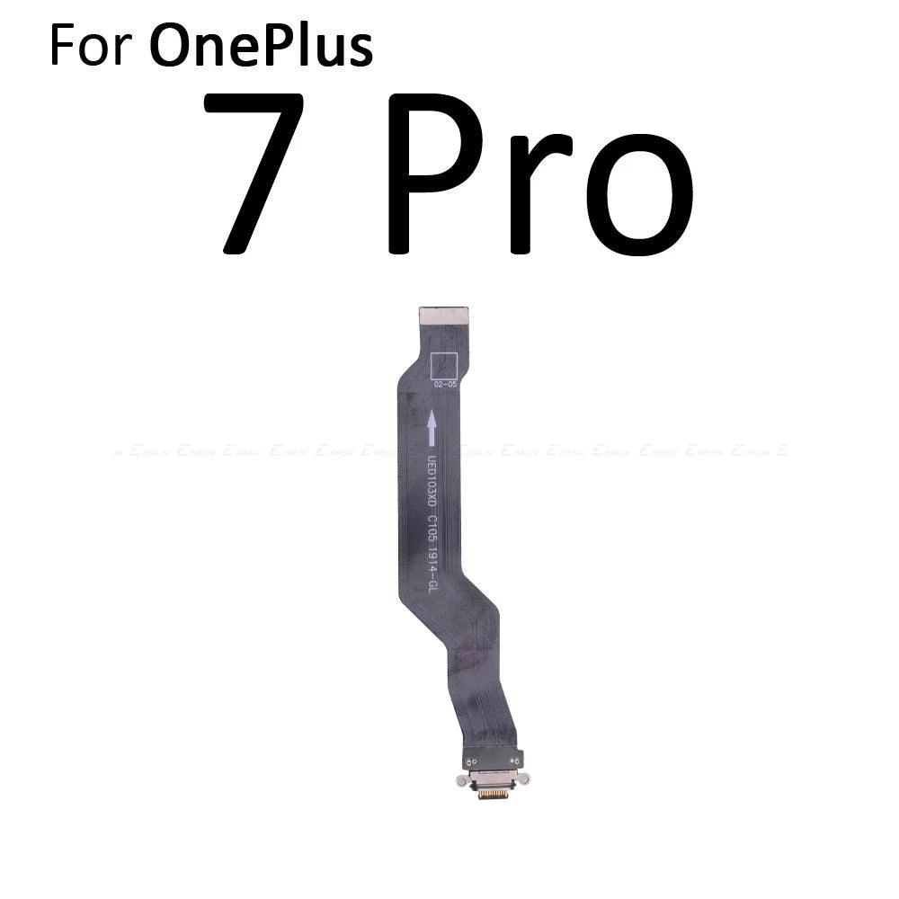 For OnePlus 3 3T 5 5T 6 6T 7 7T 8T 9 9R 8 Pro 9RT Type C USB Charging Port Dock Connector Flex Cable Replacement Assembly Parts