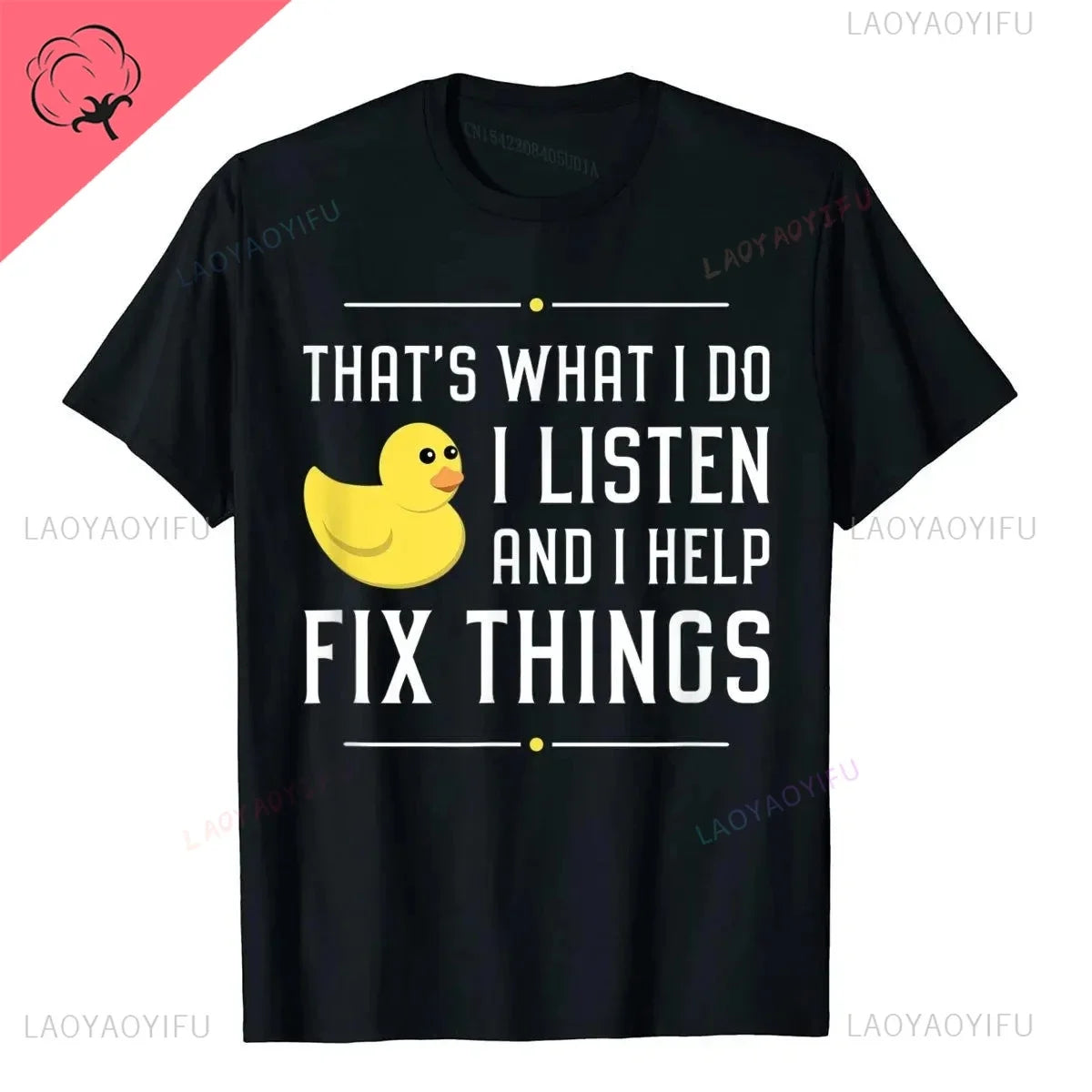 Cute Rubber Duck Lover Bird Quack Duckies Funny Ducky T-Shirt T  Fashion Men Tops Shirts Casual High Quality Cotton Cotton Shirt
