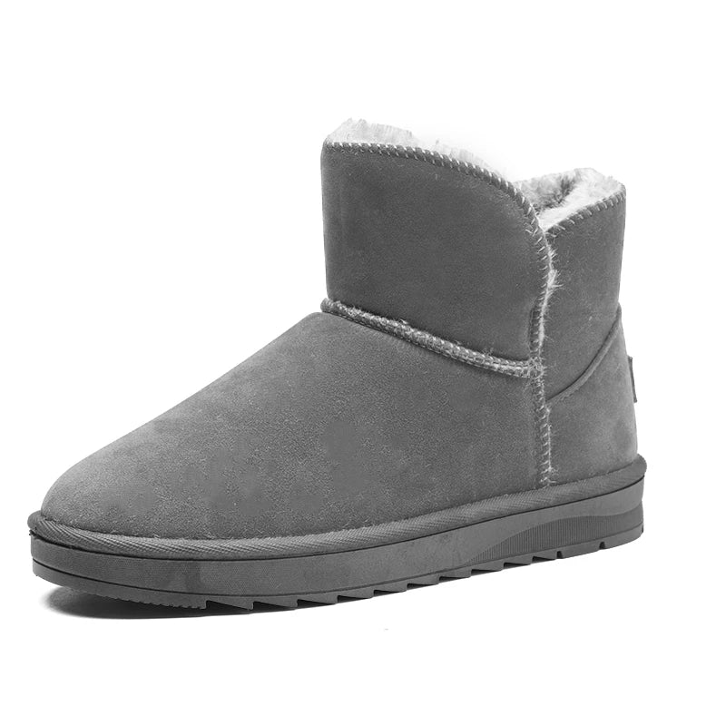 New winter fashion: thick-soled snow boots, men's and women's thickened warm cotton shoes, and casual women's boots