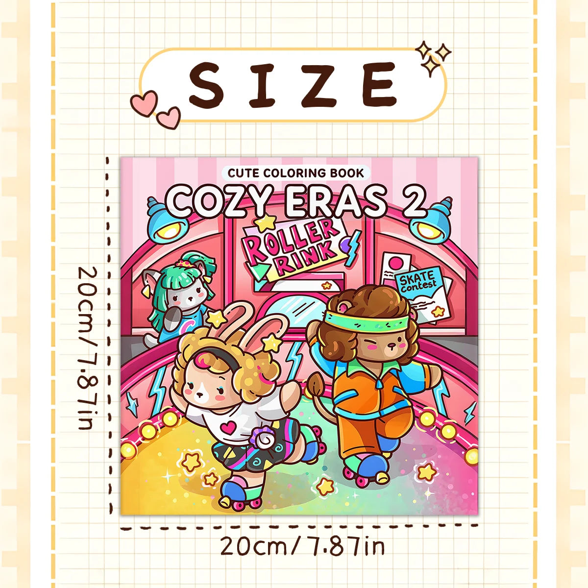 COZY ERAS Coloring Book for Adult Featuring Bold-easy Pattern for Relaxation Kids Educational DIY Painting Drawing Book