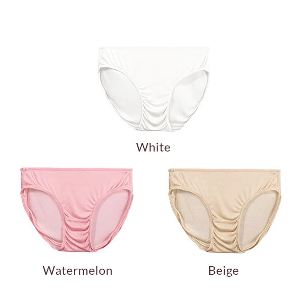 SuyaDream 3pcs/lot Women Panties 100%Natural silk Low-rise Briefs Healthy Basic Everyday Wear Underwears, Summer New Intimates
