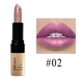Diamond Lip Gloss Pearlescent Glitter Metallic Shine 6 Color Plump Lipstick Waterproof Long Lasting Lip Makeup