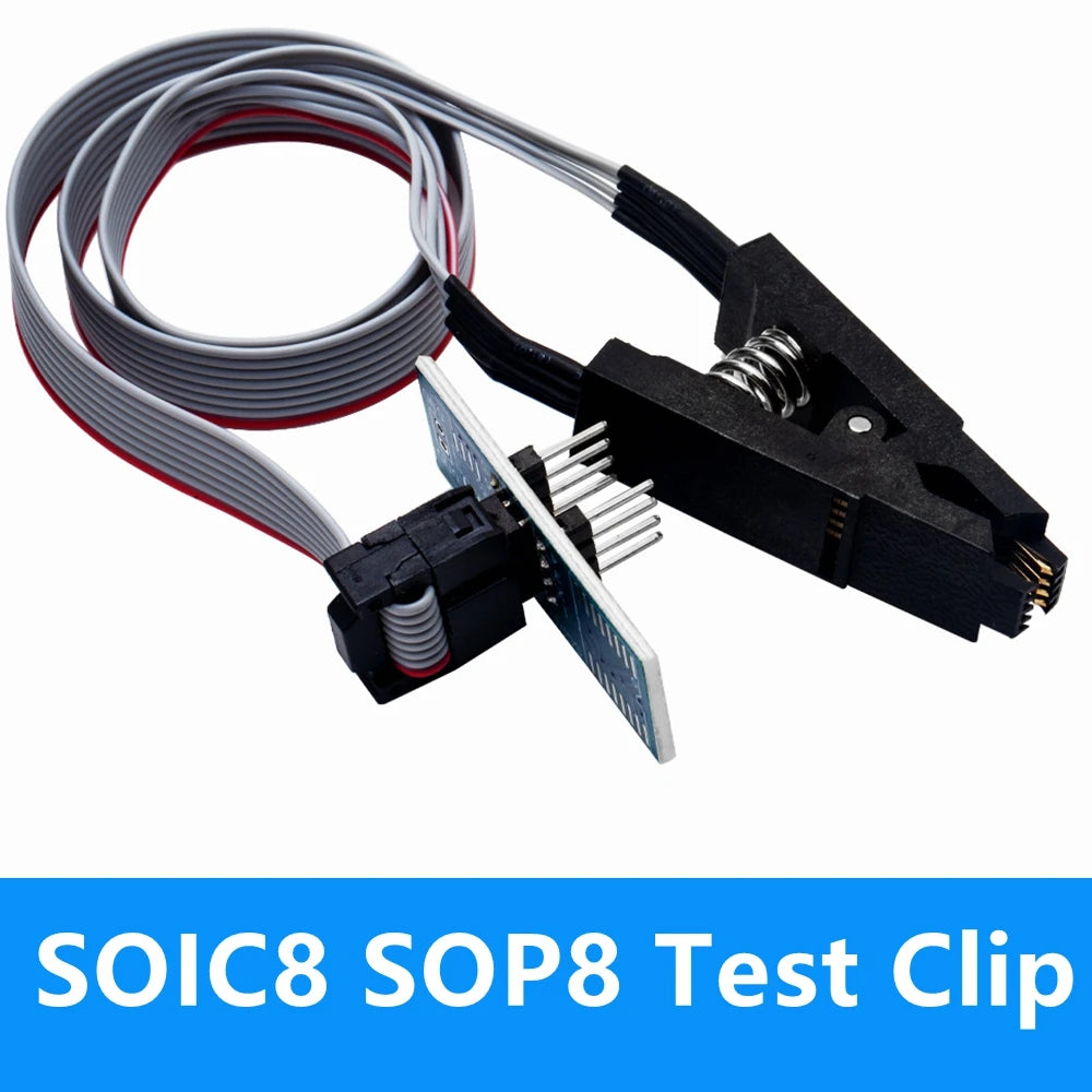 CH341A 24 25 Series EEPROM Flash BIOS USB Programmer Module + SOIC8 SOP8 Test Clip For EEPROM 93CXX / 25CXX / 24CXX