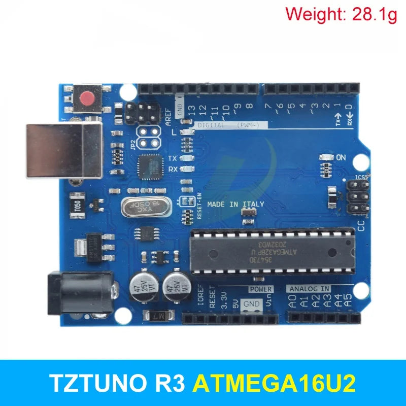 TZTUNO R3 Development Board ATMEGA328P CH340 / ATEGA16U2 Compatible For Arduino With Cable UNOR3 Proto Shield Expansion Board