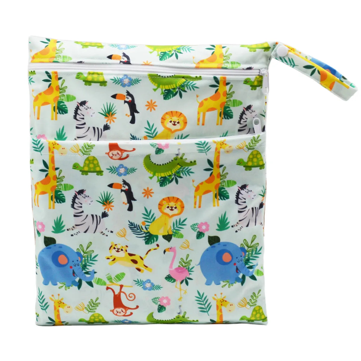 [Sigzagor]1 Wet Dry Bag Diaper Bag Nappy Bag Insert Two Zippered Baby Waterproof Reusable Skull Jack Skeleton 100 Designs