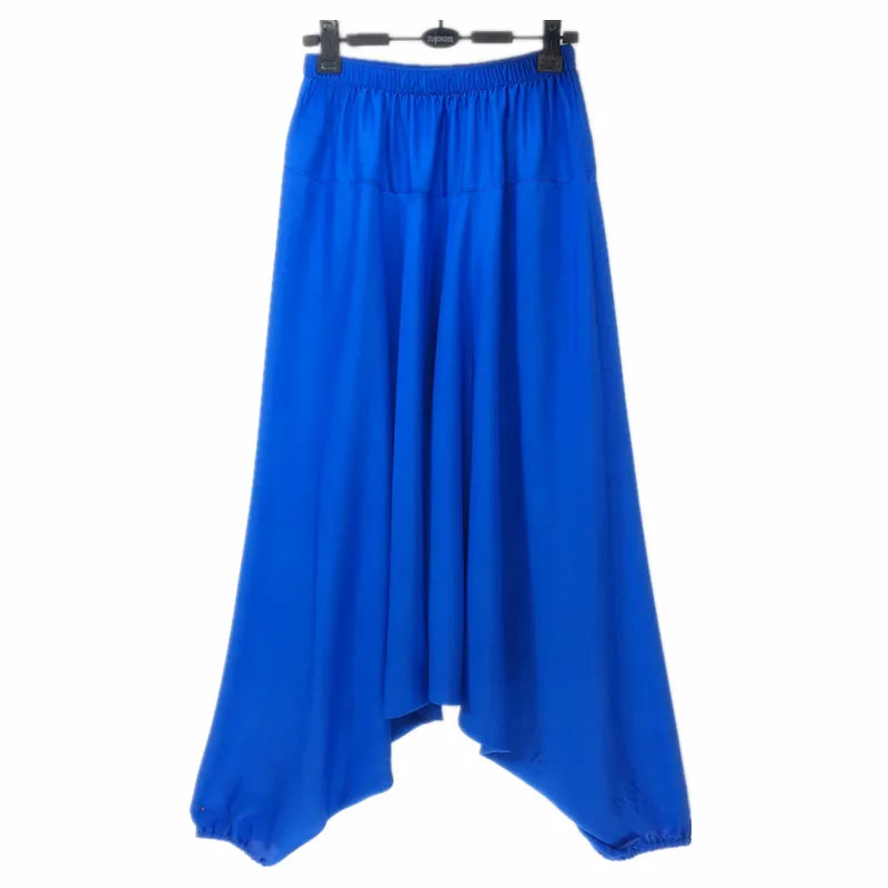2025 Casual harem plants,loose women casual trousers,wide leg pants,pantskirt,  -  woman Big crotch pants,bloomers