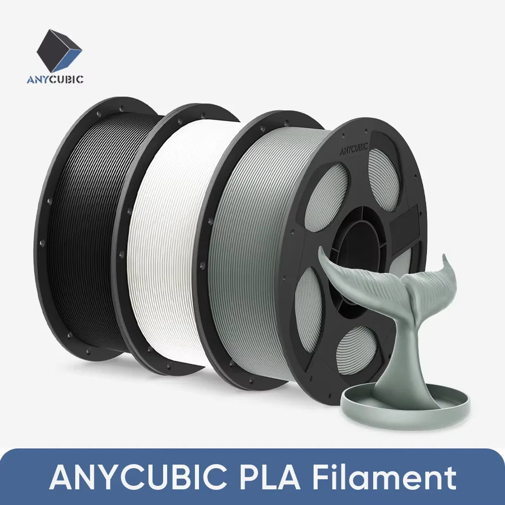 ANYCUBIC 3D Printer Multicolor Filament PLA 1.75mm 1kg/Roll Plastic Rubber Consumables Material For FDM 3D Printer Kobra 2 Pro