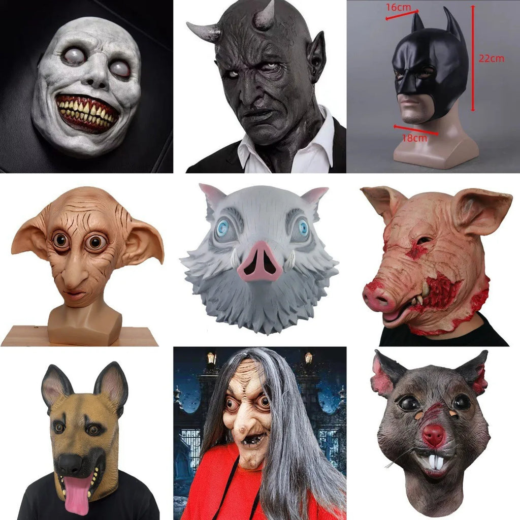 Halloween masks are hot-selling across borders, featuring scary witches, pirates, and ghost costumes
