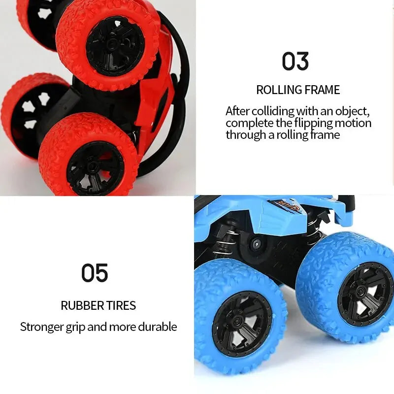 Four Wheel Drive Inertia Push-pull Toy Car-Suitable for Halloween, Christmas, Thanksgiving Gifts