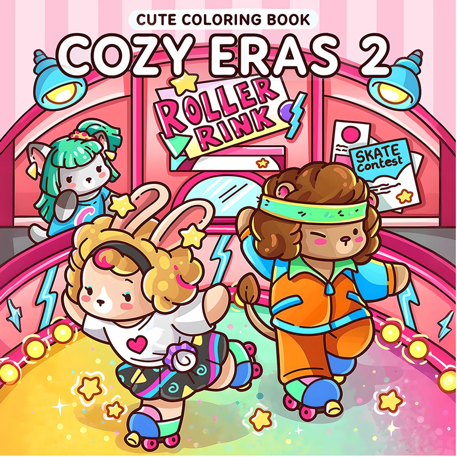 COZY ERAS Coloring Book for Adult Featuring Bold-easy Pattern for Relaxation Kids Educational DIY Painting Drawing Book