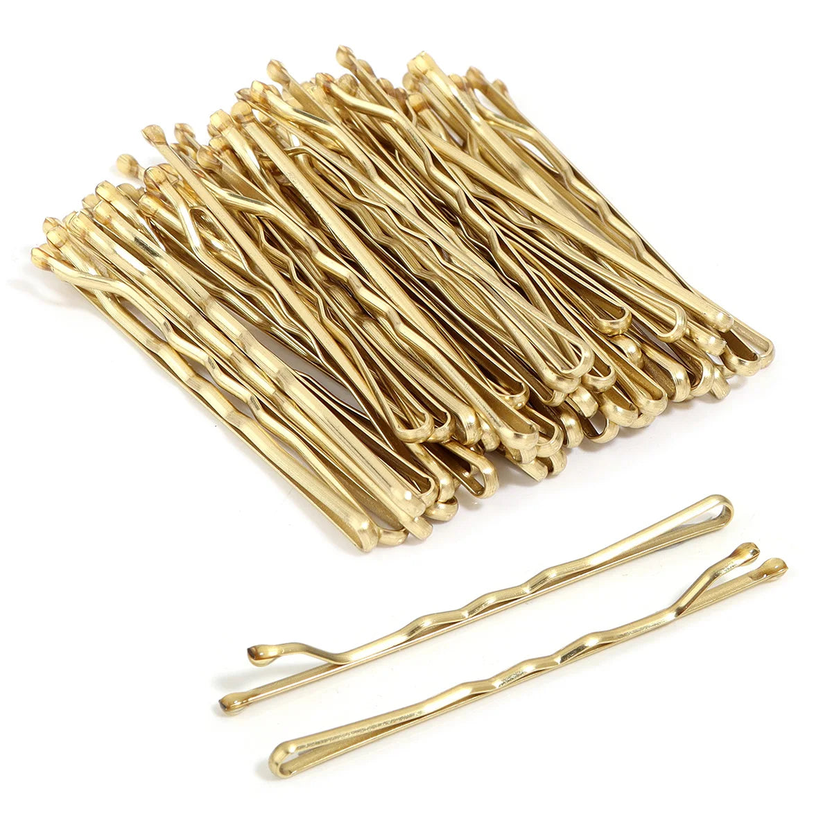 50 Pcs 4 Colors 5cm Hair Clip Lady Hairpins Curly Wavy Grips Hairstyle Hairpins Women Bobby Pins Styling Hair Accessories