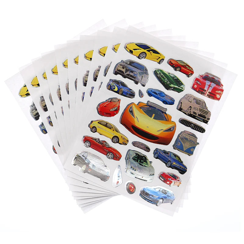 10 Sheets/Pack Gold-Plated Award Glitter Stickers Mother Teacher Praise Label Award Five-Pointed Star Love Sticker