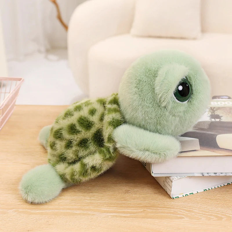 22/28/40CM Cute Big Eyes Tortoise Plush Toy Soft Comfortable  Fabric Turtle Sea Animal Nice Gifts Birthday  Christmas Presents