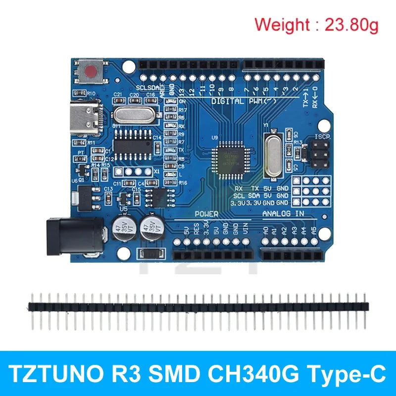TZTUNO R3 Development Board ATMEGA328P CH340 / ATEGA16U2 Compatible For Arduino With Cable UNOR3 Proto Shield Expansion Board