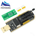 1PCS CH341A 24 25 Series EEPROM Flash BIOS USB Programmer Module + SOIC8 SOP8 Test Clip For EEPROM 93CXX / 25CXX / 24CXX